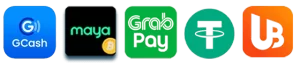 Various secure payment method icons displayed on the abc8 online casino homepage